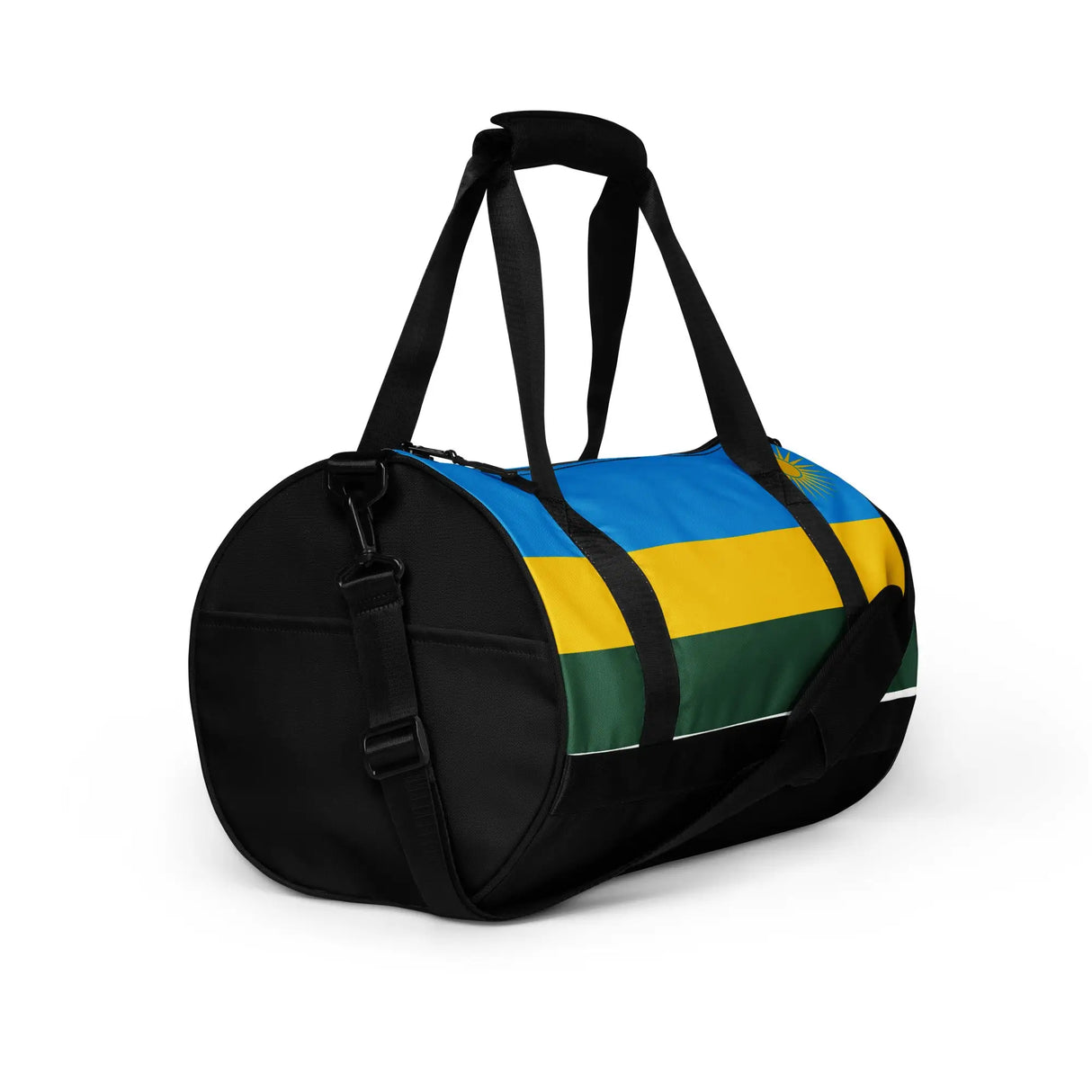 Sac de sport drapeau rwanda polyester tissu robuste