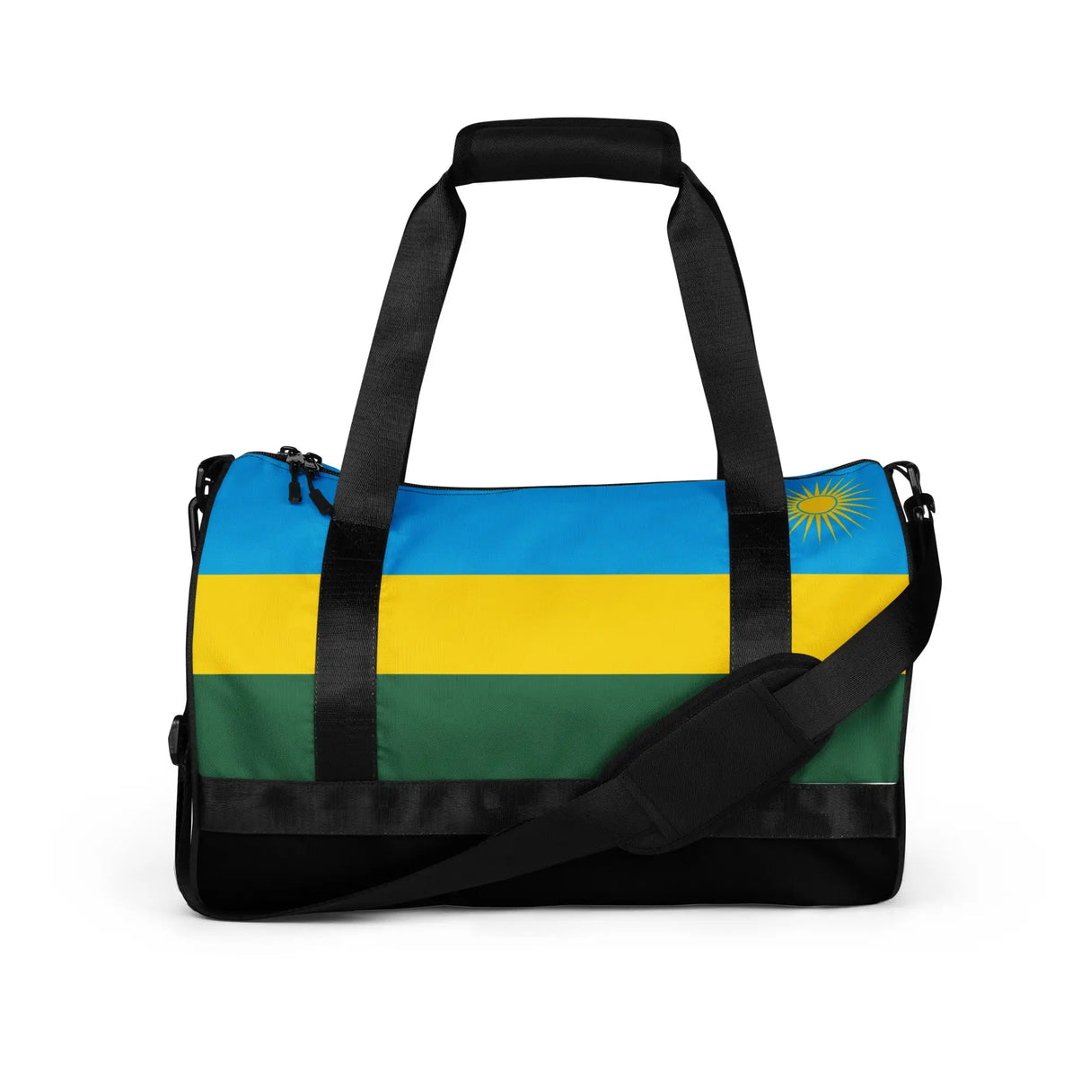 Sac de sport drapeau rwanda polyester tissu robuste