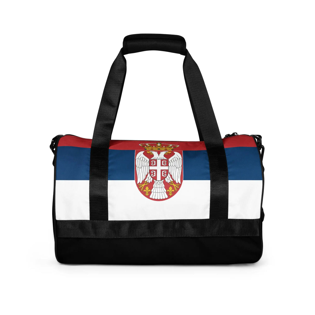 Sac de sport drapeau serbie polyester tissu robuste