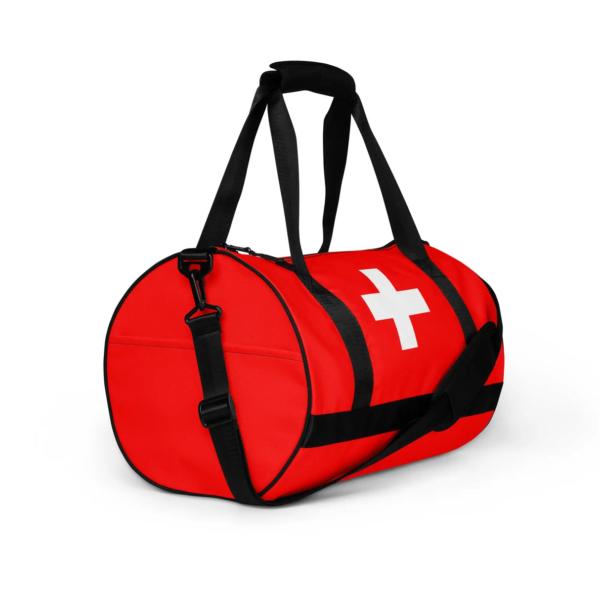 Sac de sport drapeau suisse polyester résistant à l’eau