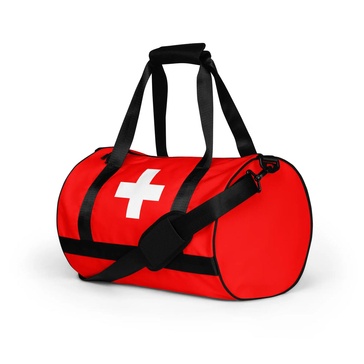 Sac de sport drapeau suisse polyester résistant à l’eau