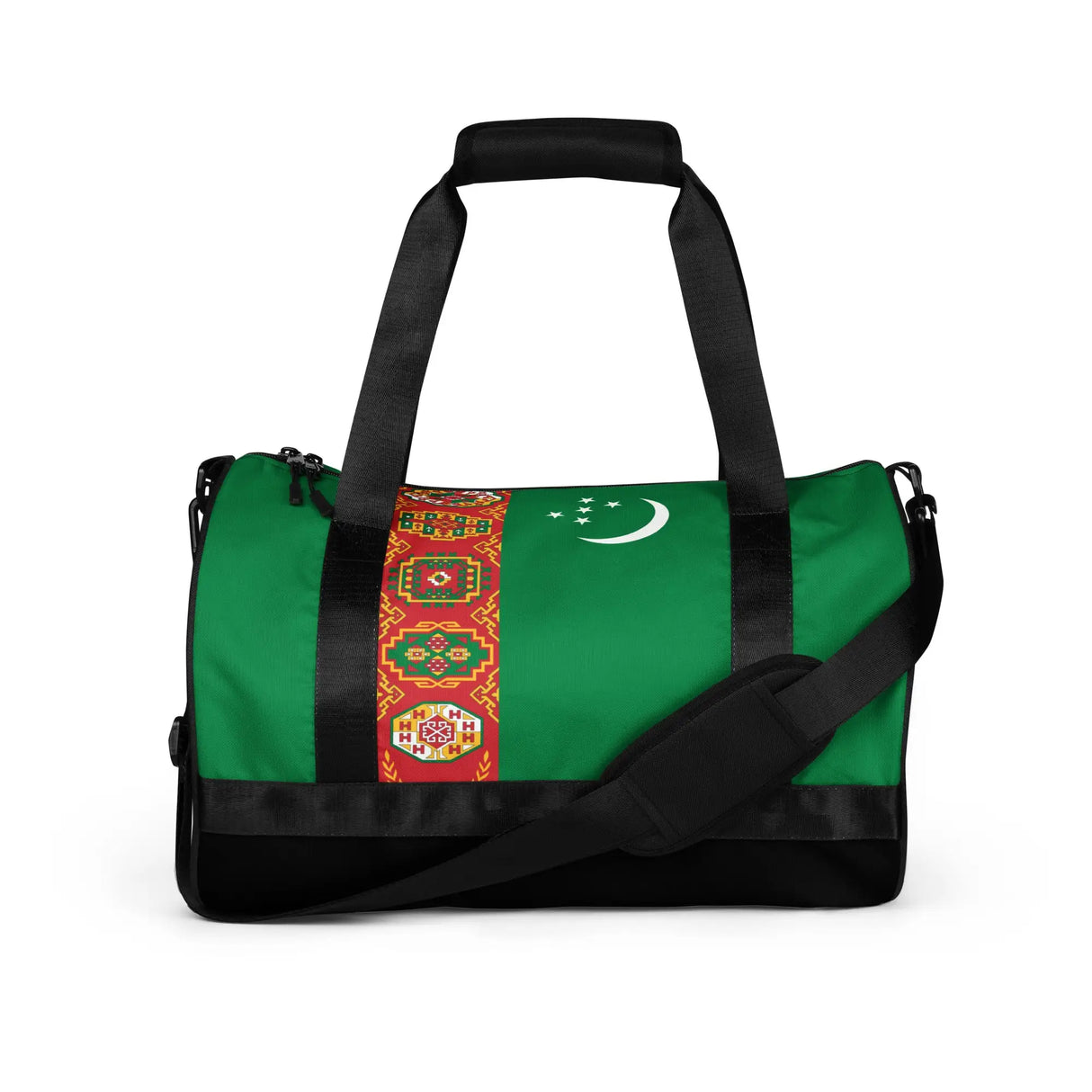 Sac de sport drapeau turkménistan en polyester résistant