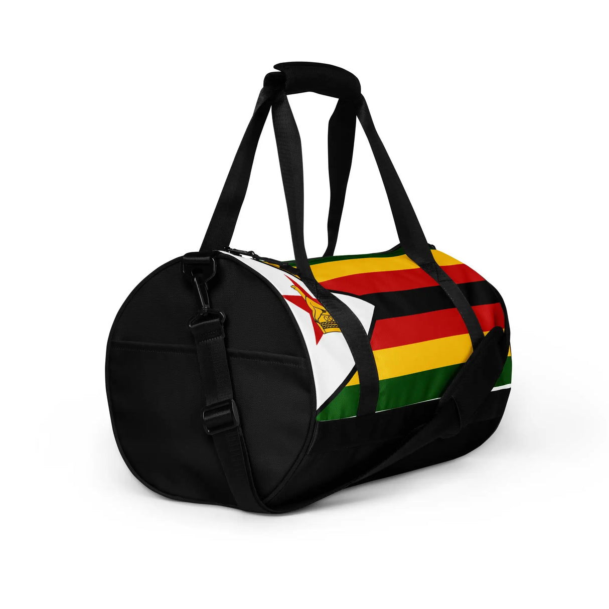 Sac de sport drapeau zimbabwe en polyester tissu robuste
