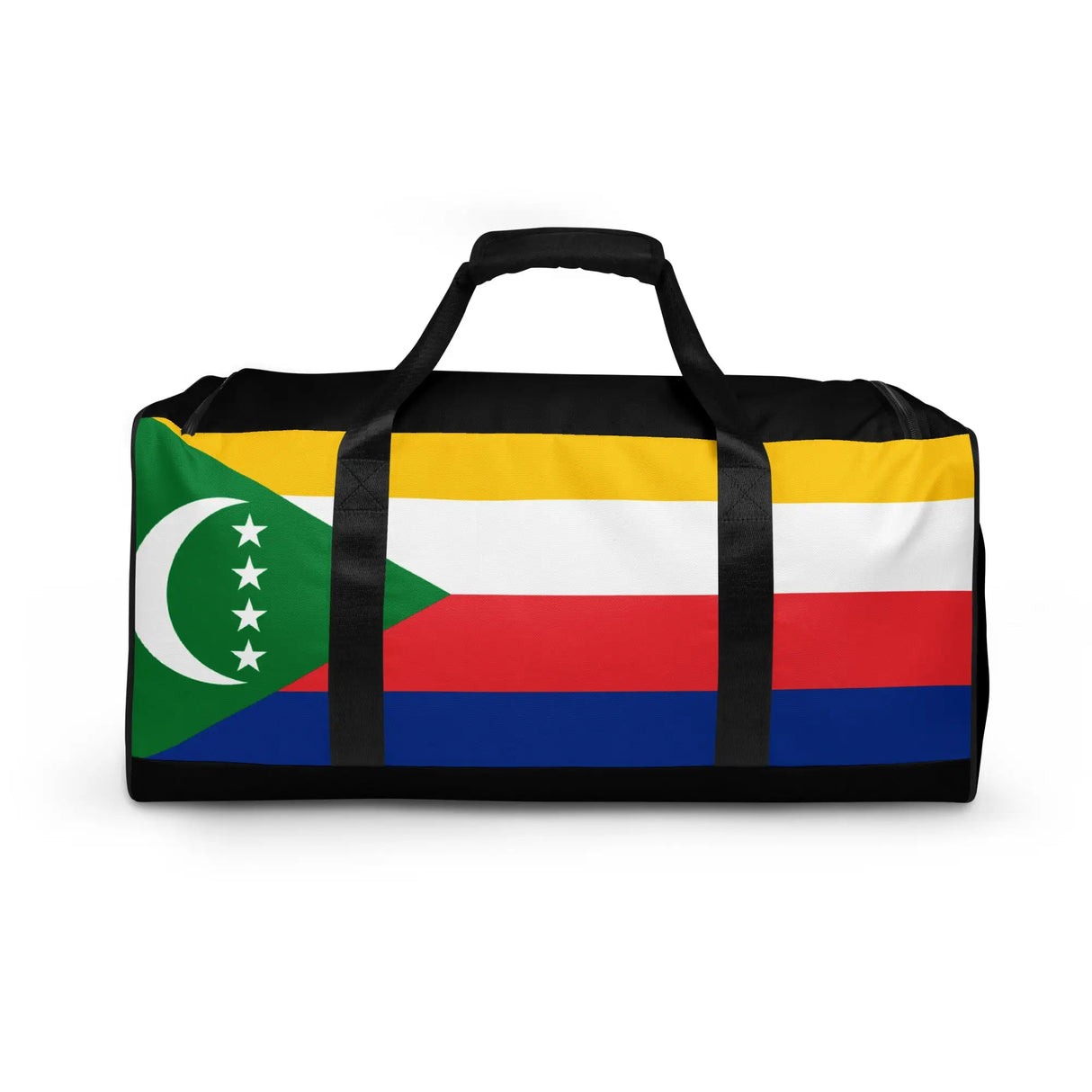 Sac de voyage drapeau comores polyester bandoulière matelassée