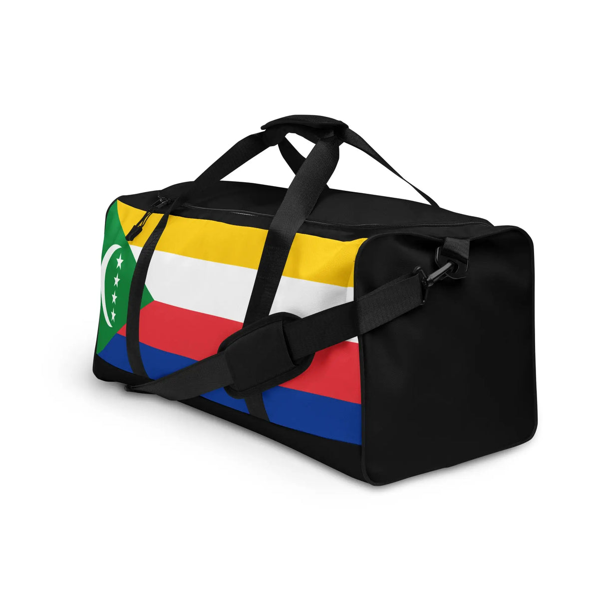Sac de voyage drapeau comores polyester bandoulière matelassée