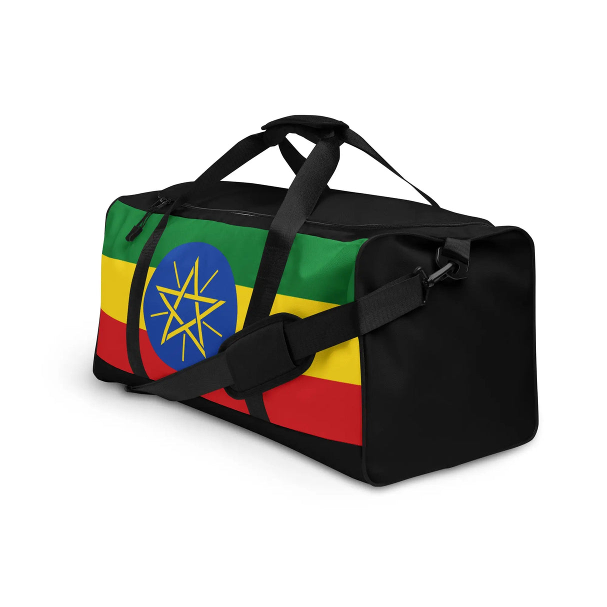 Sac de voyage drapeau éthiopie polyester sangle matelassée