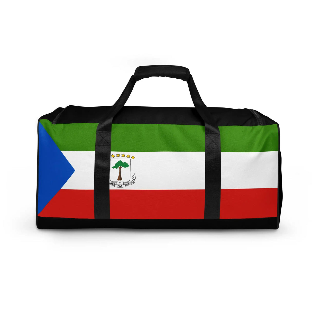 Sac de voyage drapeau guinée équatoriale polyester solide