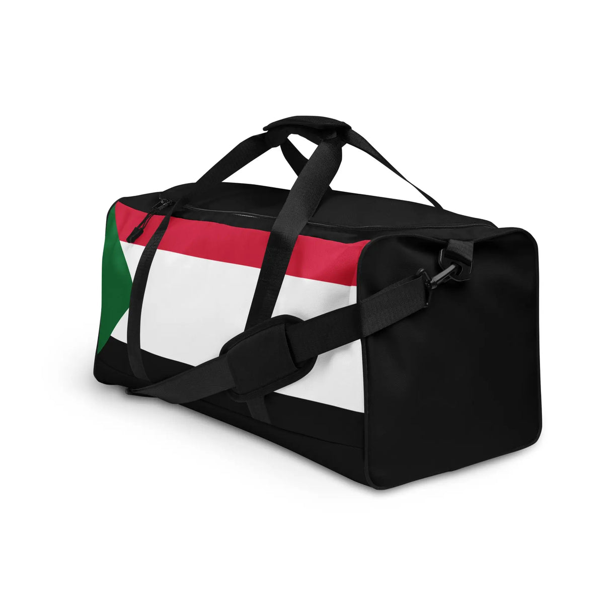 Sac de voyage drapeau soudan polyester sangle matelassée