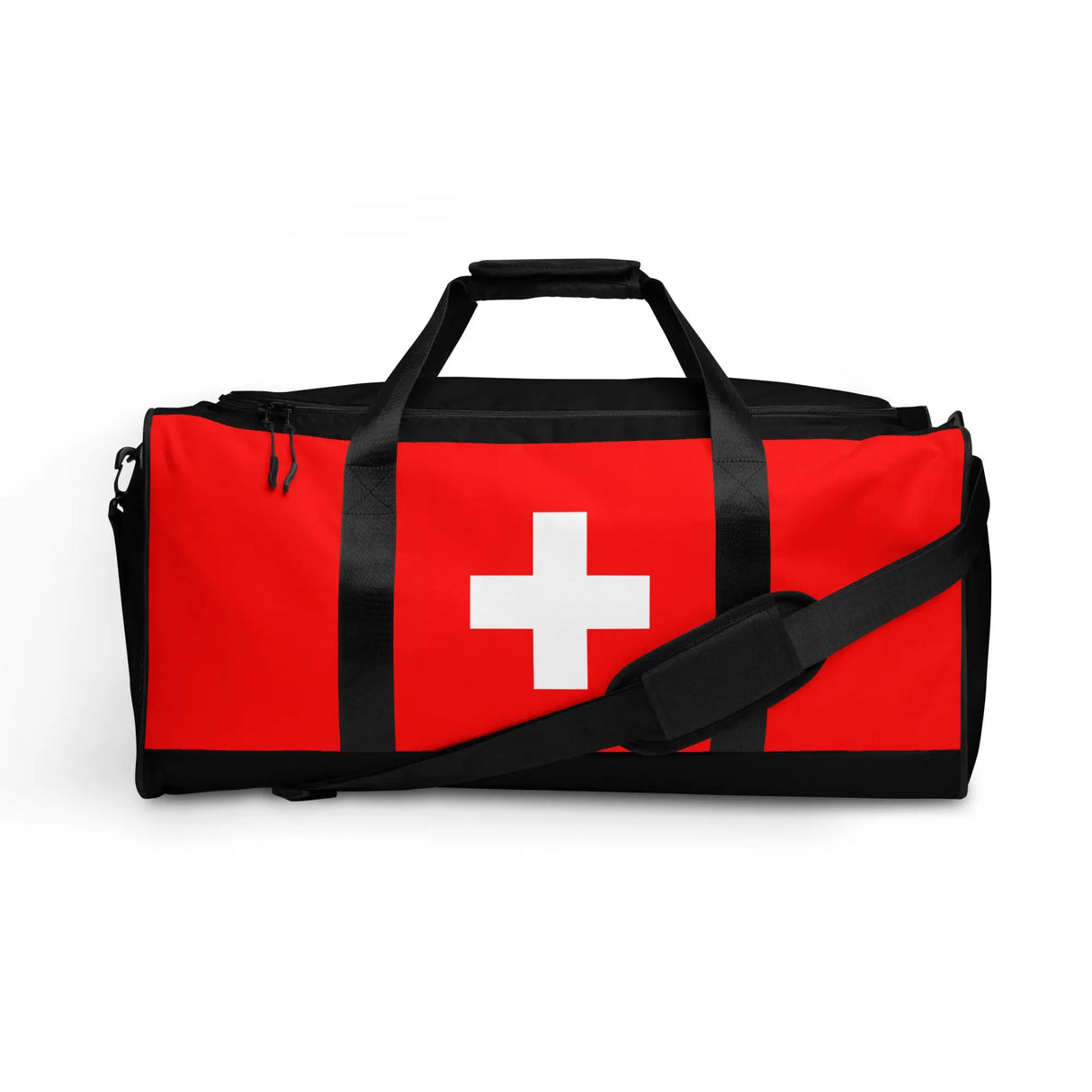 Sac de voyage drapeau suisse polyester sangle matelassée