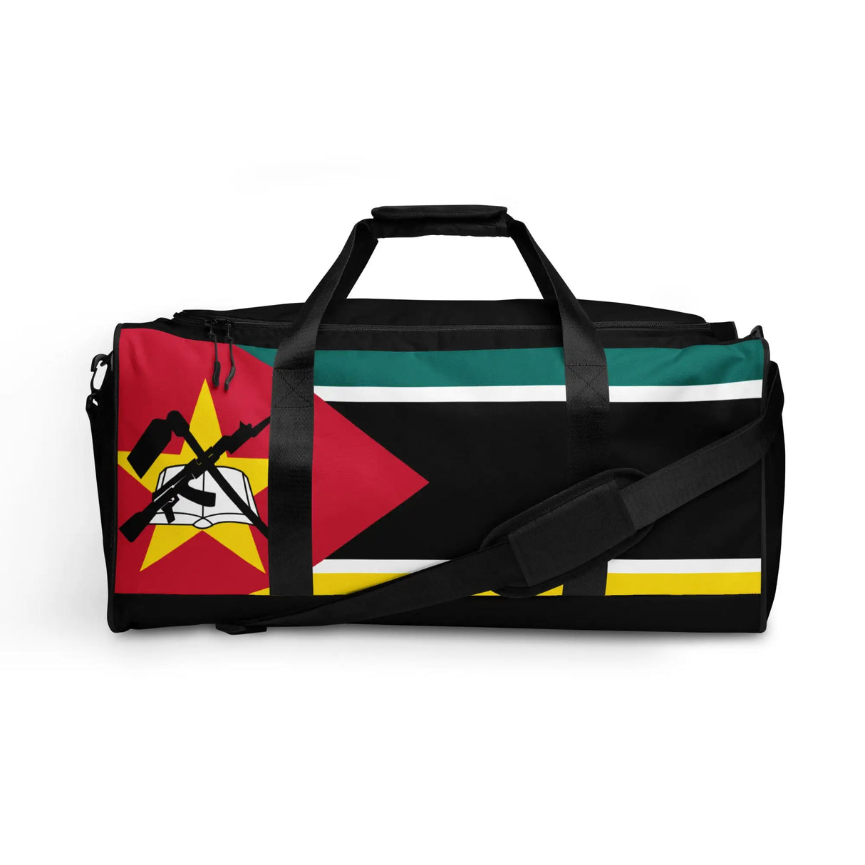 Sac de voyage mozambique polyester avec sangle matelassée