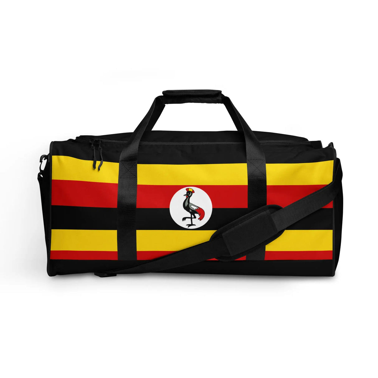 Sac de voyage ouganda polyester avec sangle d’épaule matelassée