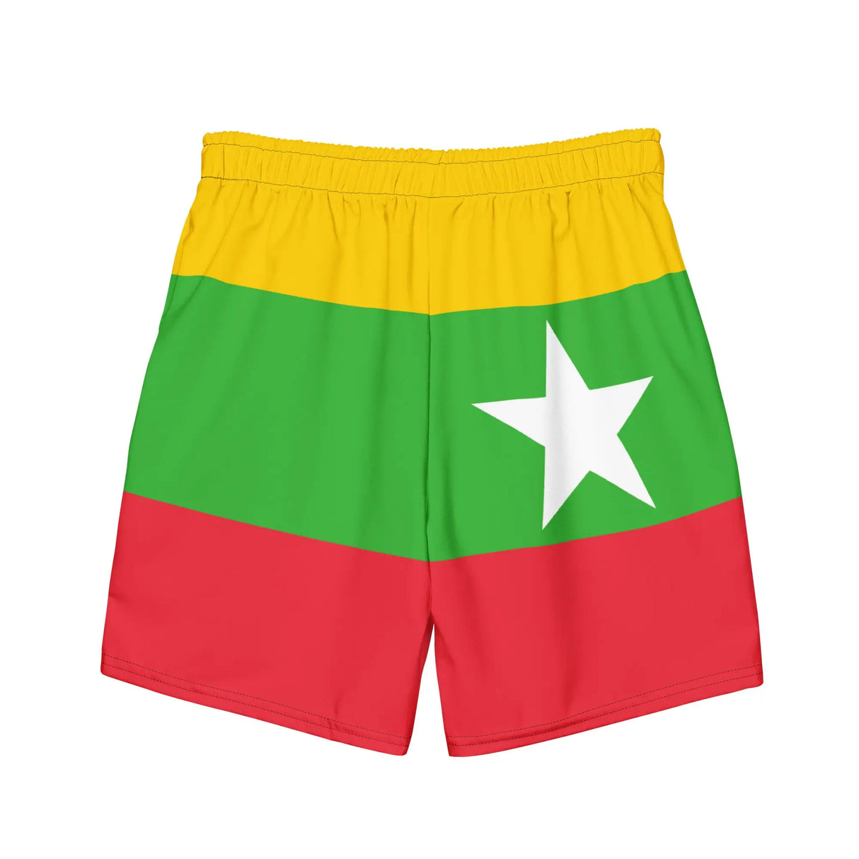 Short de bain birmanie tissu léger sèchent rapidement