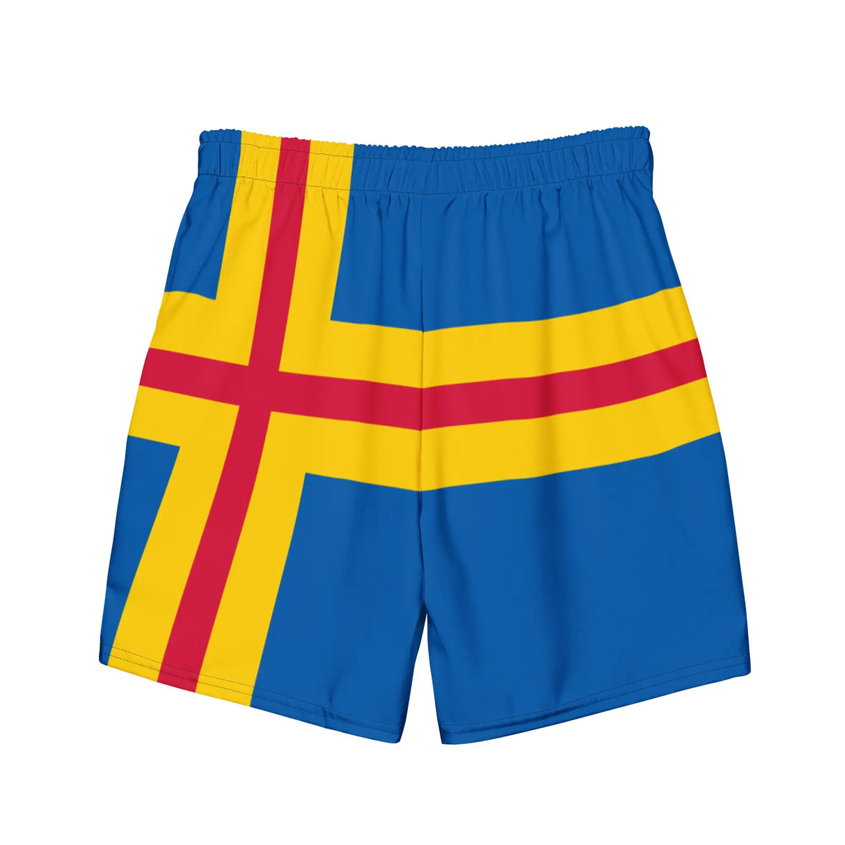 Short de bain drapeau åland tissu léger séchage rapide