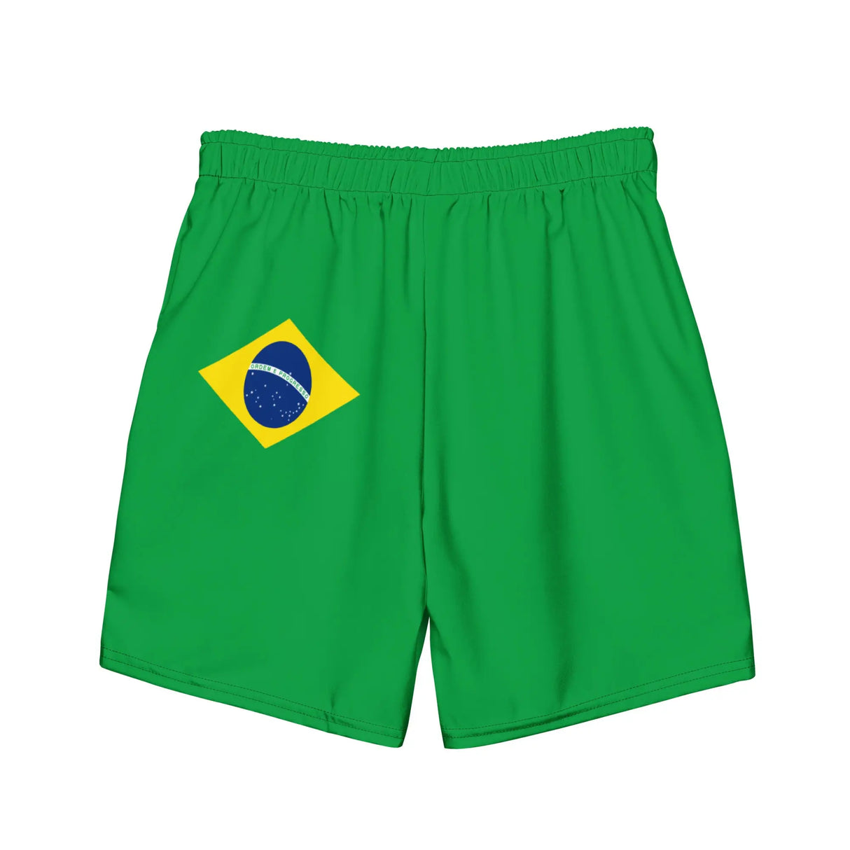 Short de bain drapeau brésil tissu léger séchage rapide