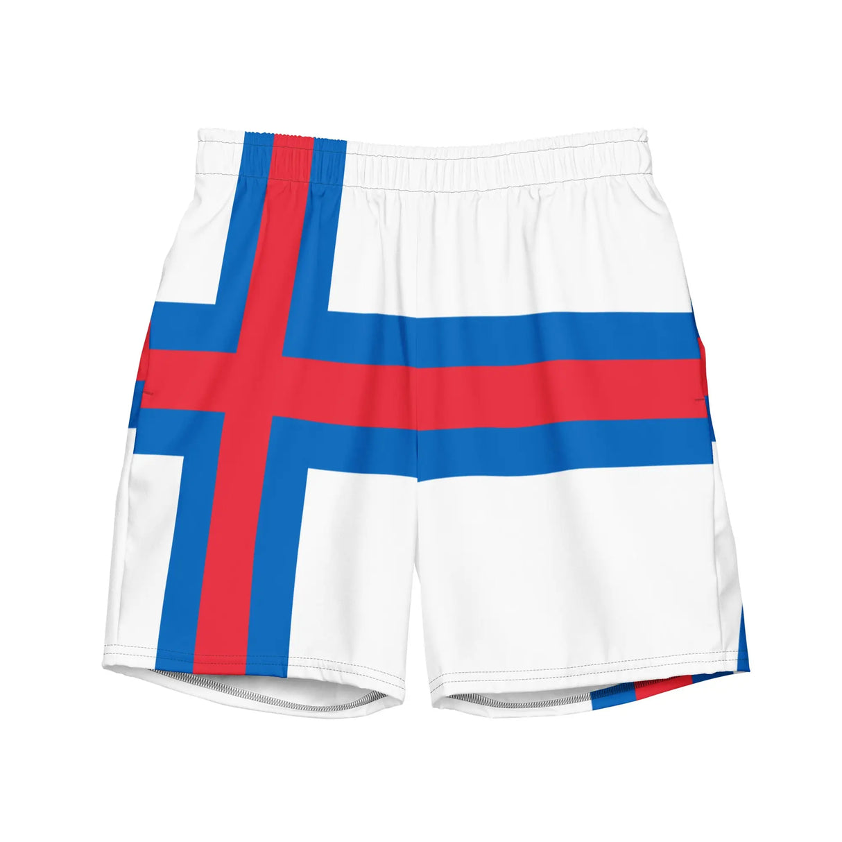 Short de bain drapeau îles féroé tissu léger séchage rapide