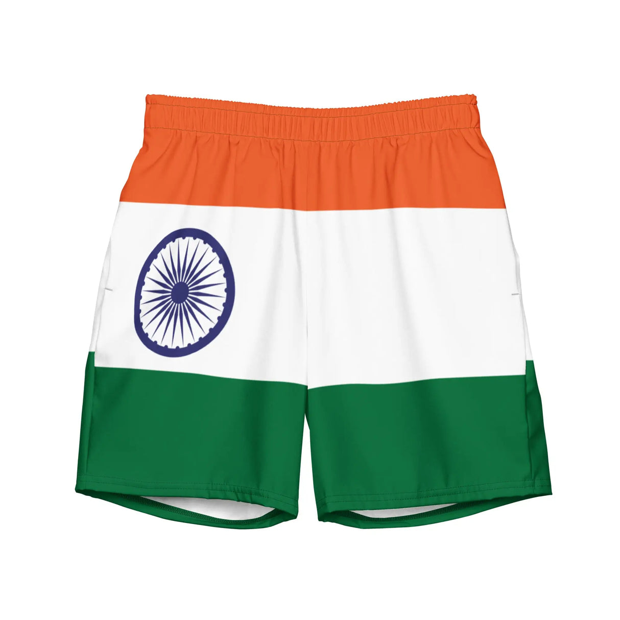 Short de bain drapeau inde tissu léger séchage rapide