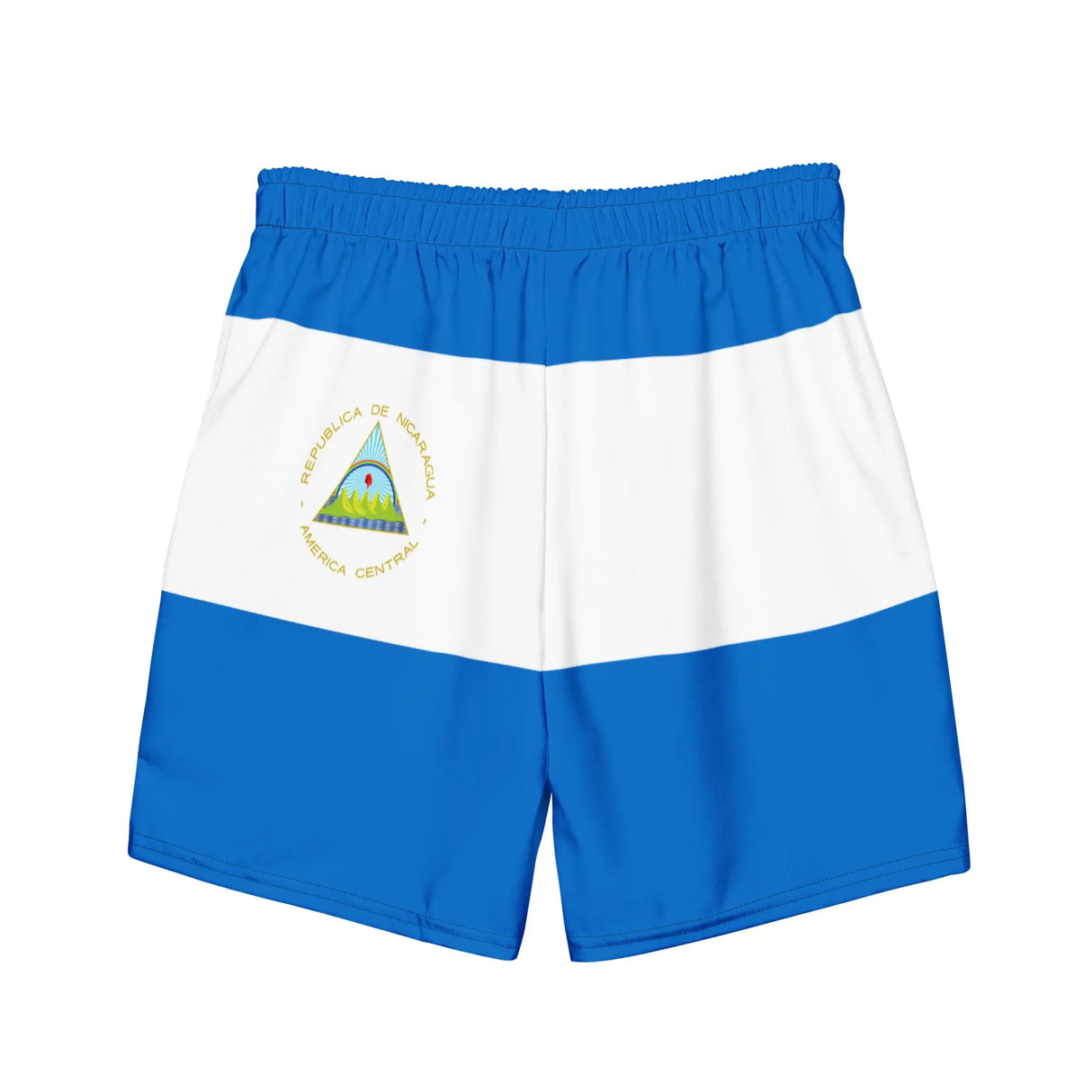 Short de bain drapeau nicaragua léger doublure intérieure douce