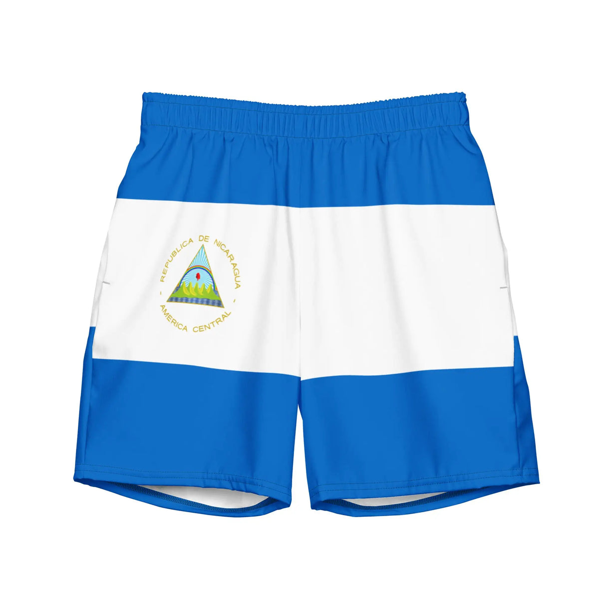 Short de bain drapeau nicaragua léger doublure intérieure douce