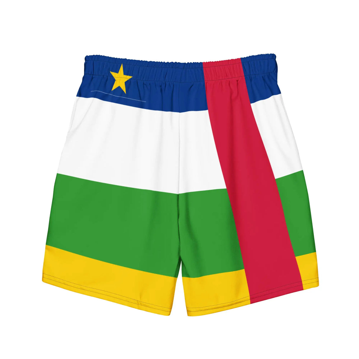 Short de bain drapeau république centrafricaine séchage rapide