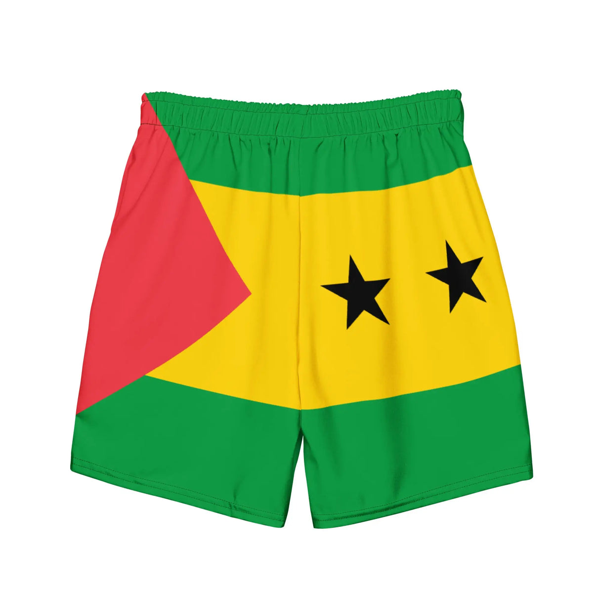 Short de bain drapeau sao tomé-et-principe tissu léger