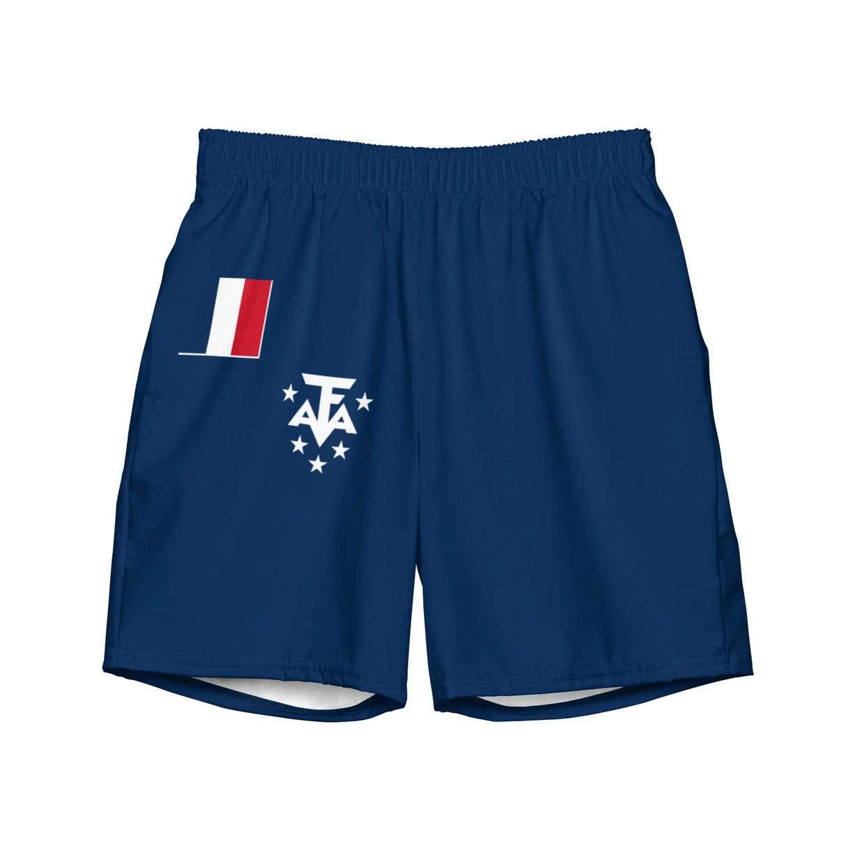 Short de bain drapeau terres australes tissu léger séchage rapide