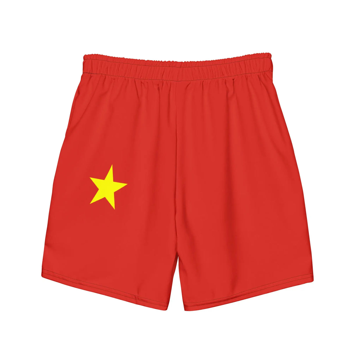 Short de bain drapeau viêt nam tissu léger séchage rapide