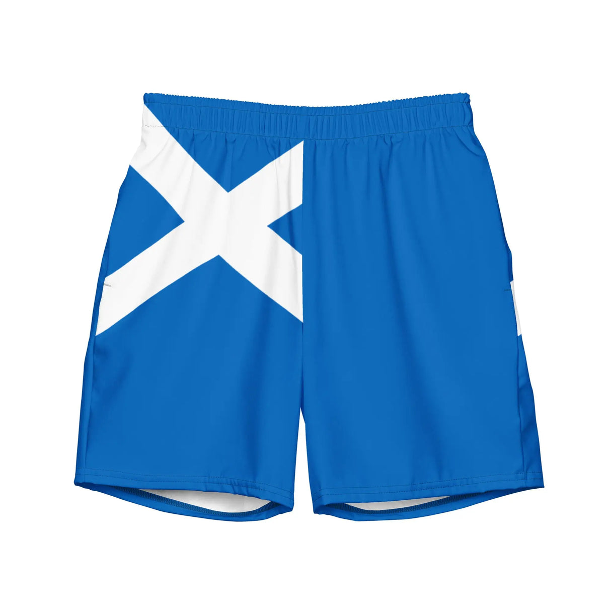 Short de bain écosse tissu léger sèchent rapidement