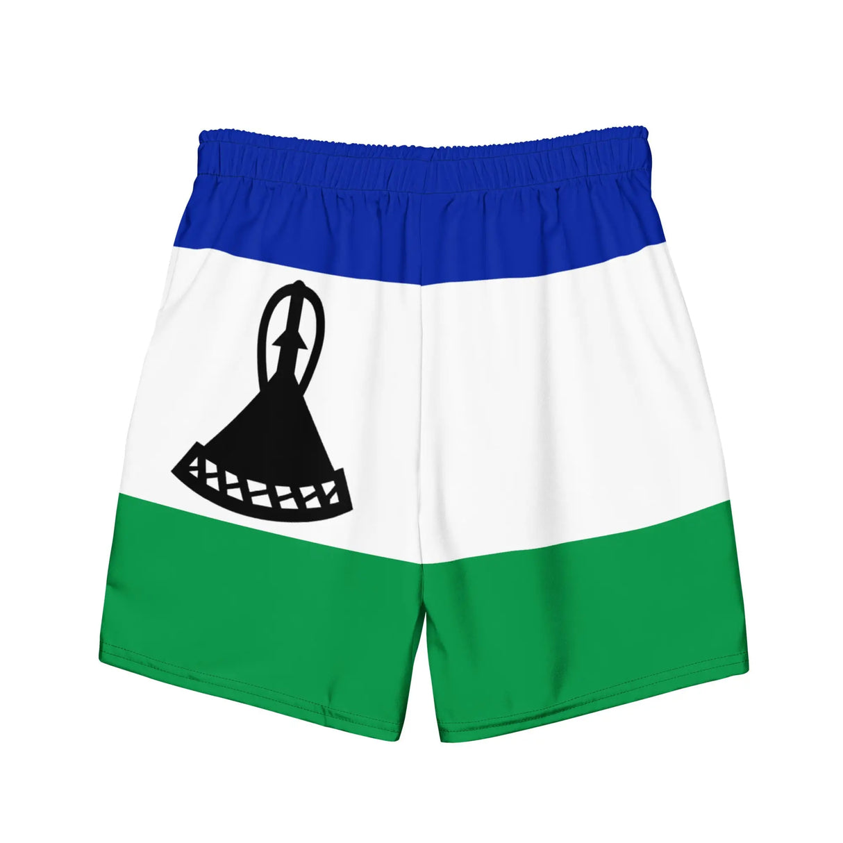 Short de bain lesotho tissu léger sèchent rapidement