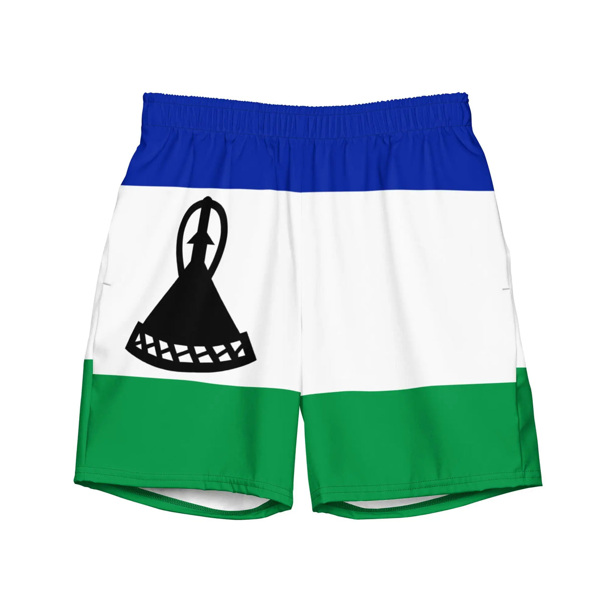 Short de bain lesotho tissu léger sèchent rapidement