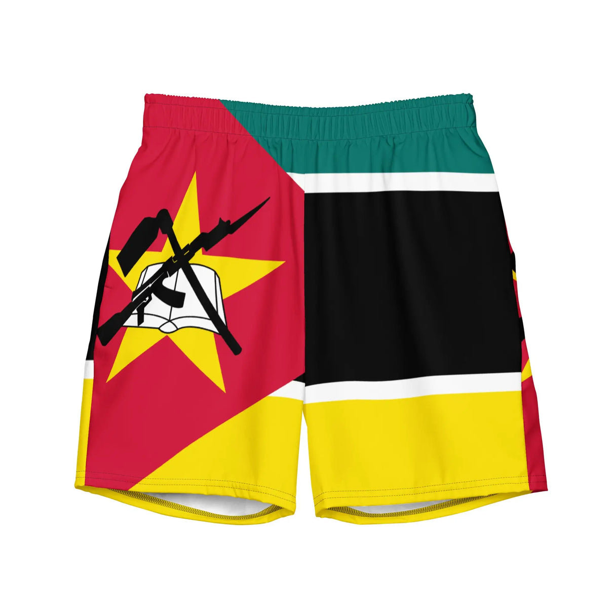 Short de bain mozambique tissu léger séchage rapide