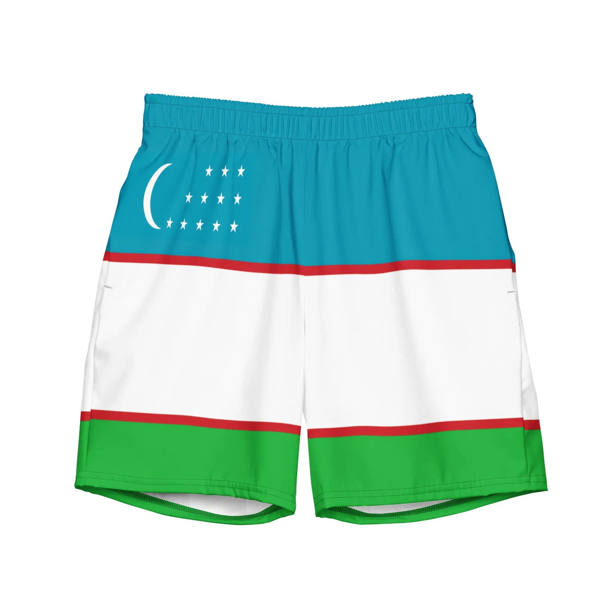 Short de bain ouzbékistan tissu léger sèche rapidement