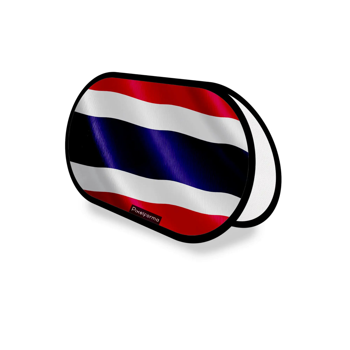 Support publicitaire ovale drapeau thaïlande léger facile