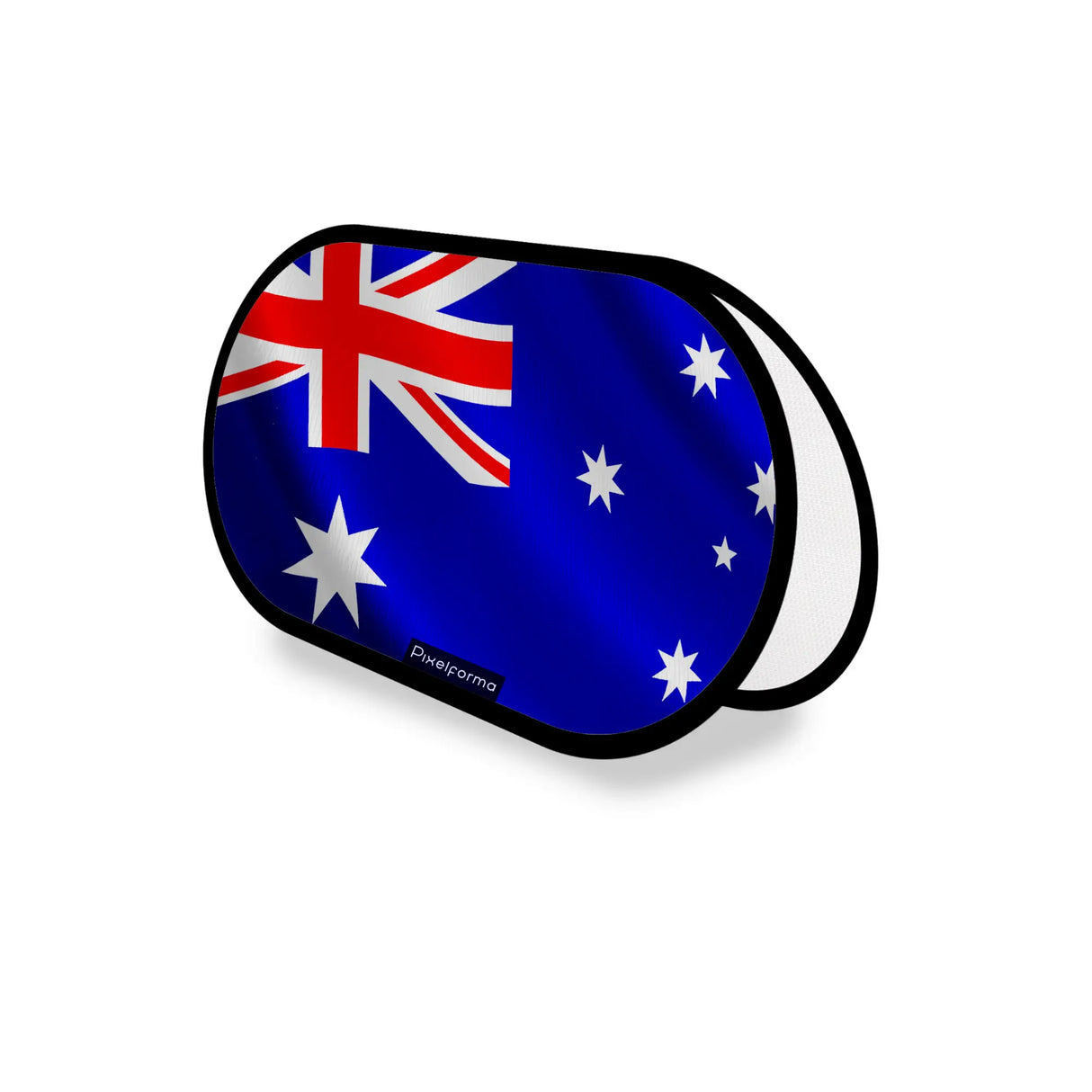 Support publicitaire ovale île heard-et-macdonald léger