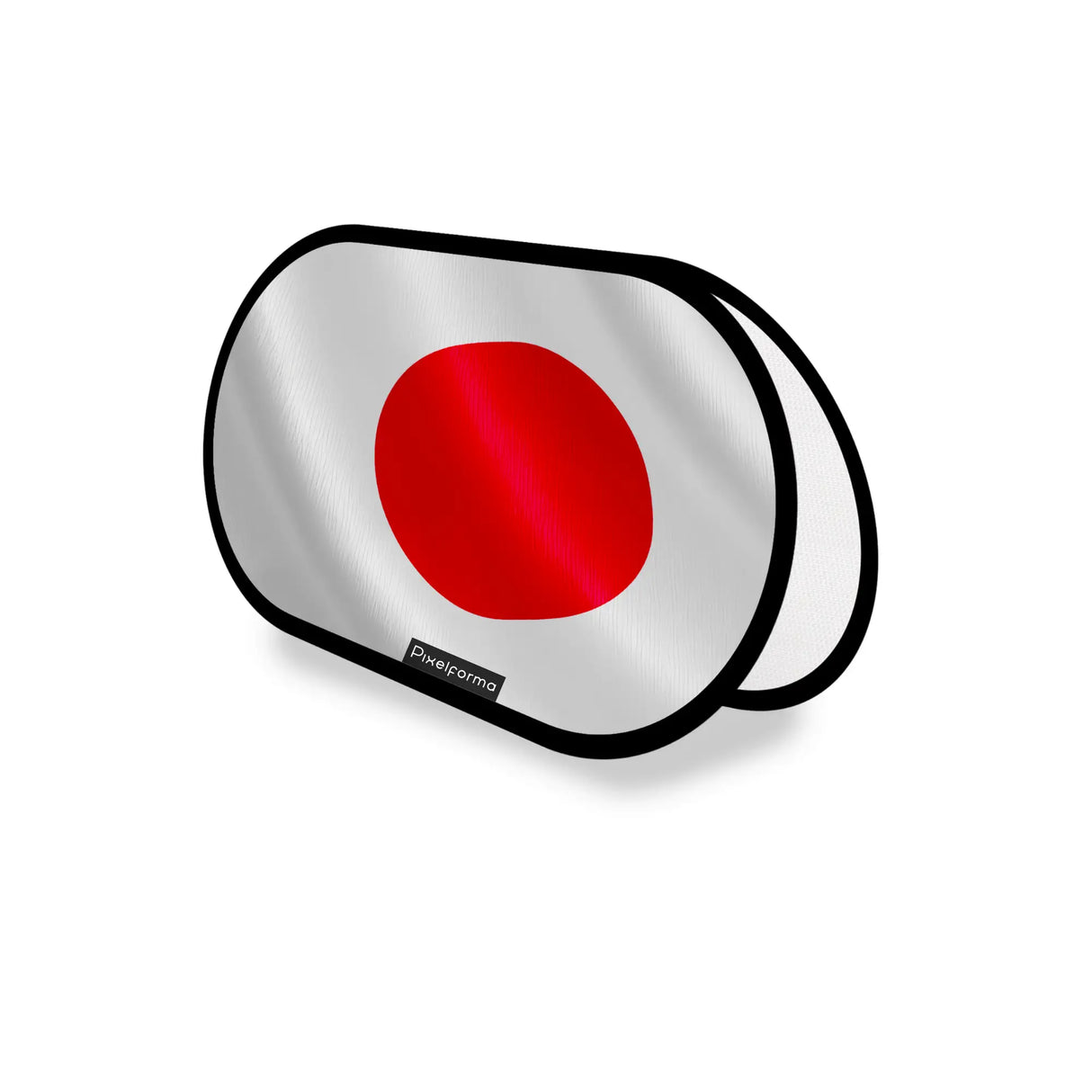 Support publicitaire ovale japon léger facile à installer