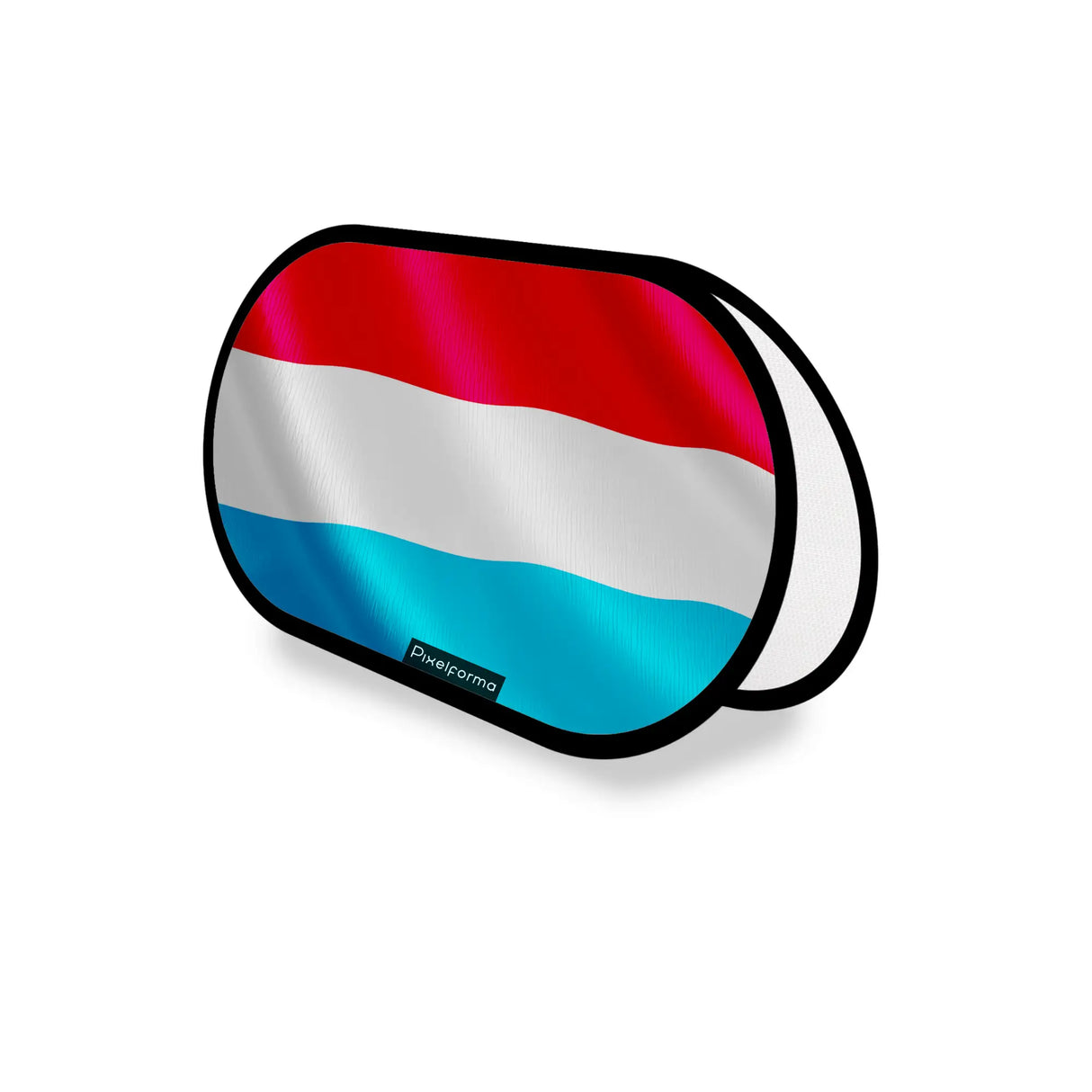 Support publicitaire ovale luxembourg léger facile à installer