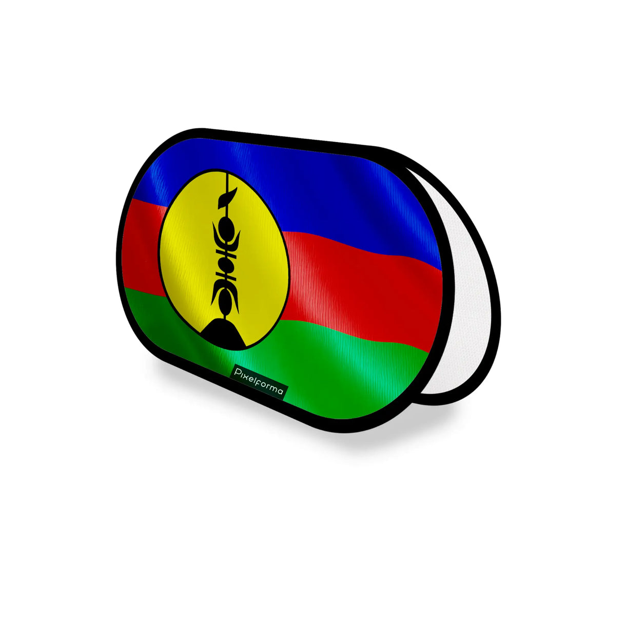 Support publicitaire ovale nouvelle-calédonie léger facile