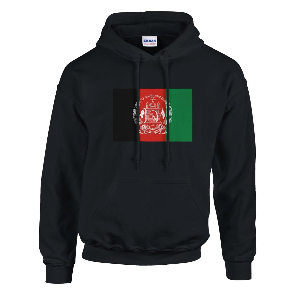 Sweat à capuche afghanistan coton mélangé couleur drapeau