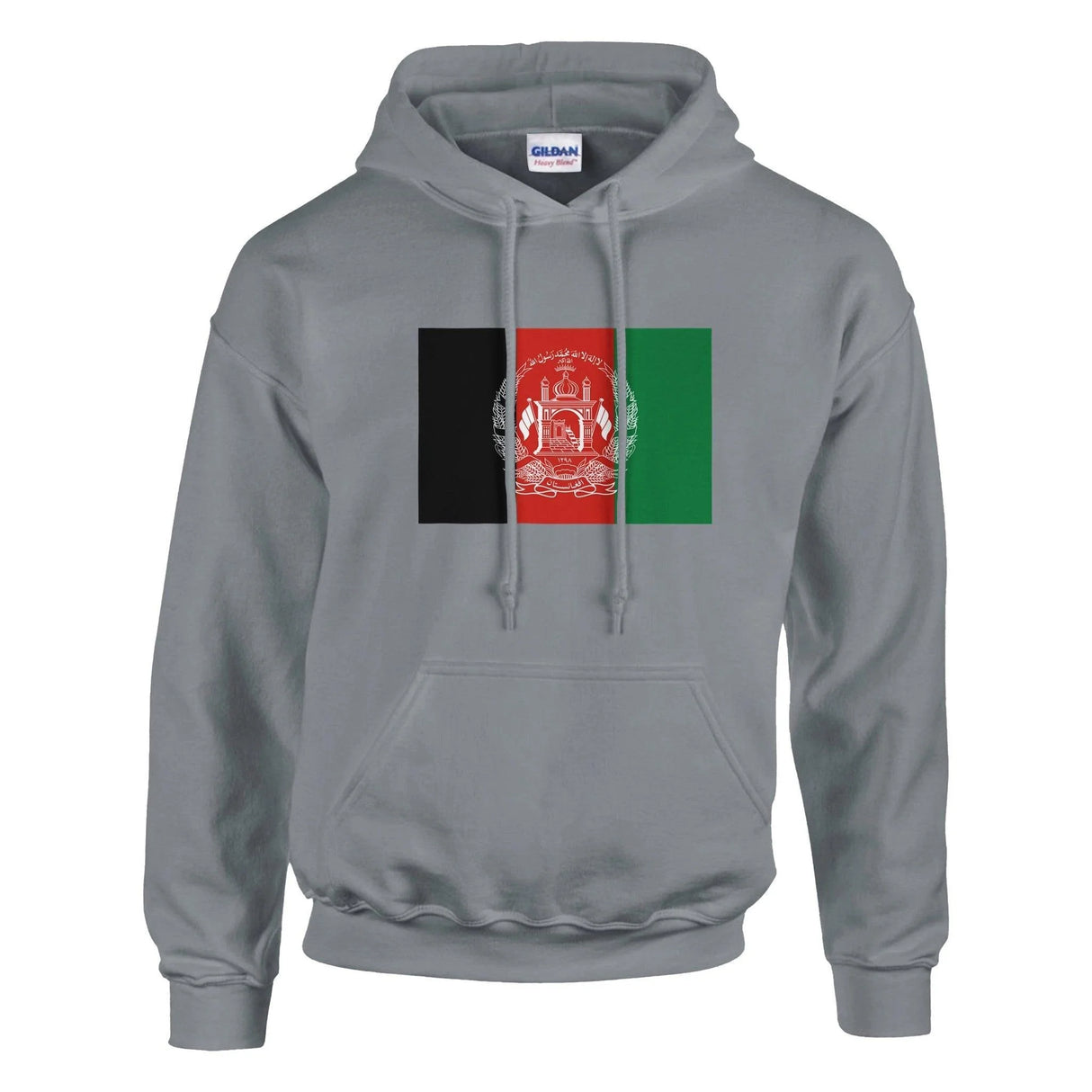 Sweat à capuche afghanistan coton mélangé couleur drapeau