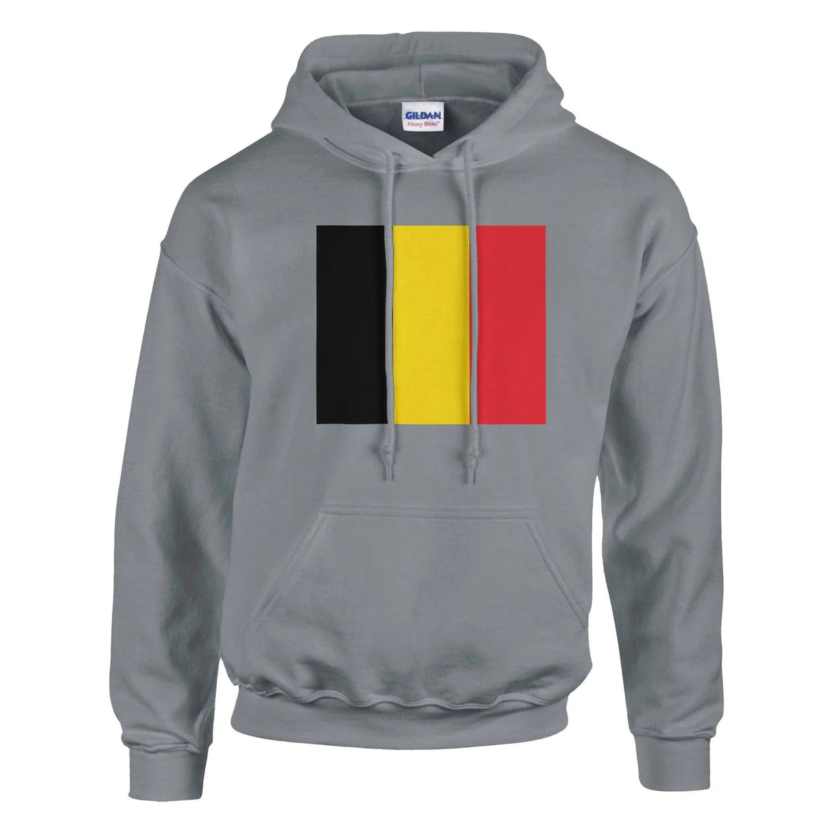 Sweat à capuche belgique coton mélangé drapeau couleur