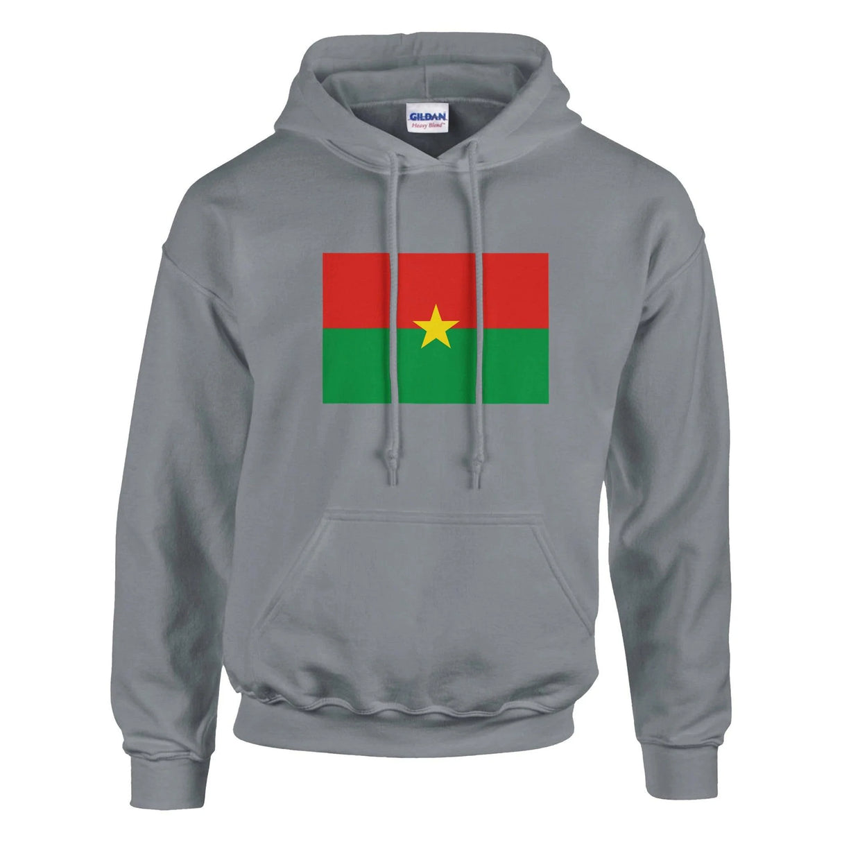 Sweat à capuche burkina faso coton mélangé broderie