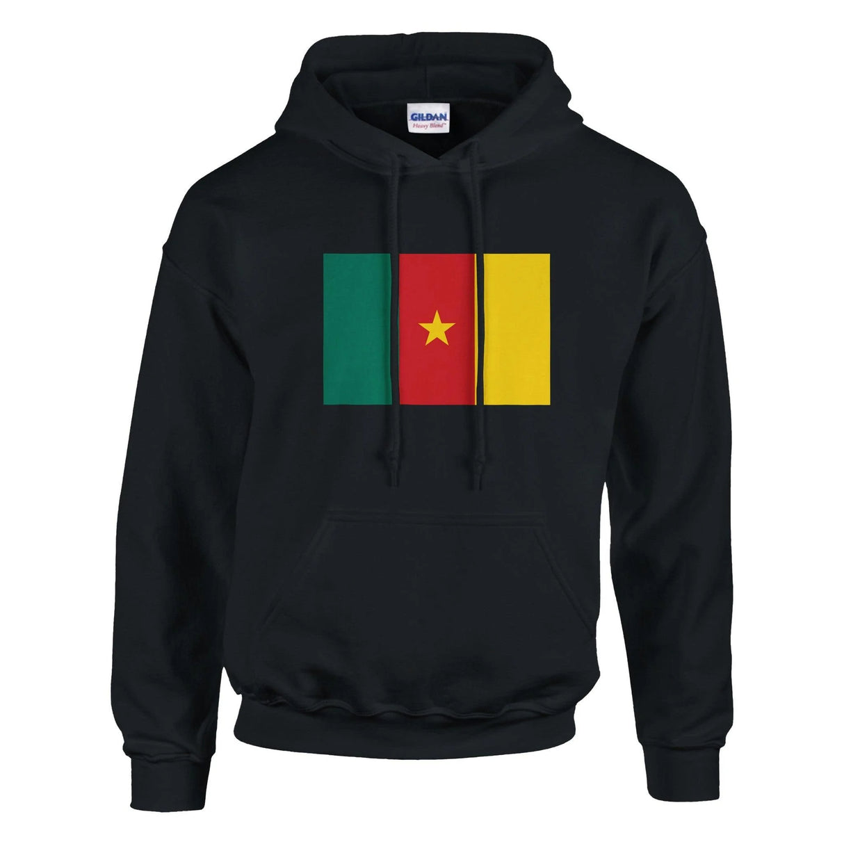 Sweat à capuche cameroun coton mélangé broderie couleur