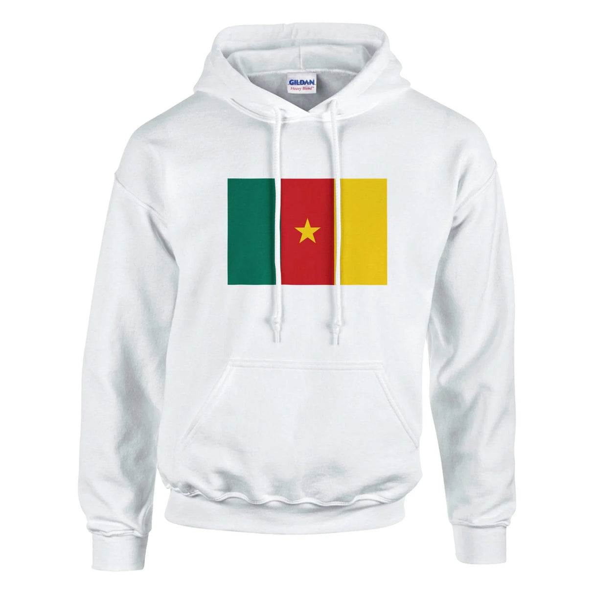 Sweat à capuche cameroun coton mélangé broderie couleur