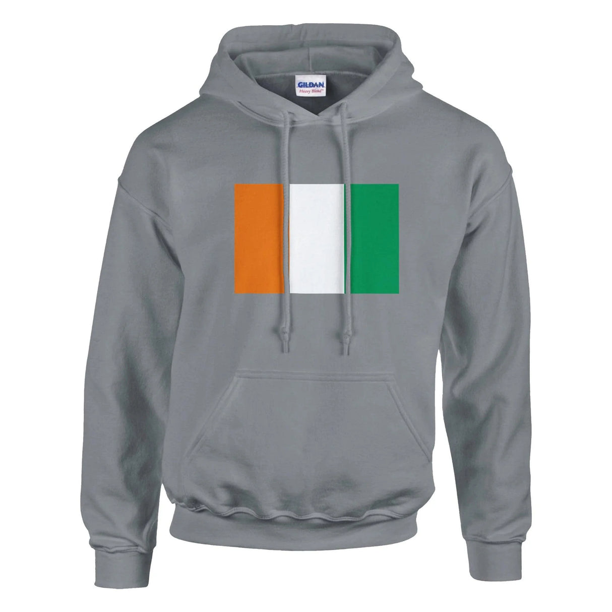 Sweat à capuche côte d’ivoire coton mélangé broderie