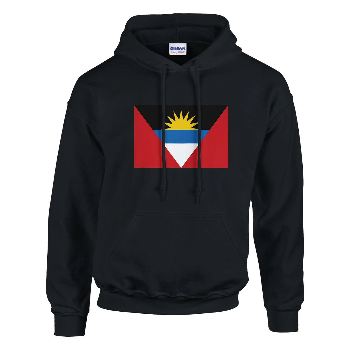 Sweat à capuche drapeau d’antigua-et-barbuda coton mélangé