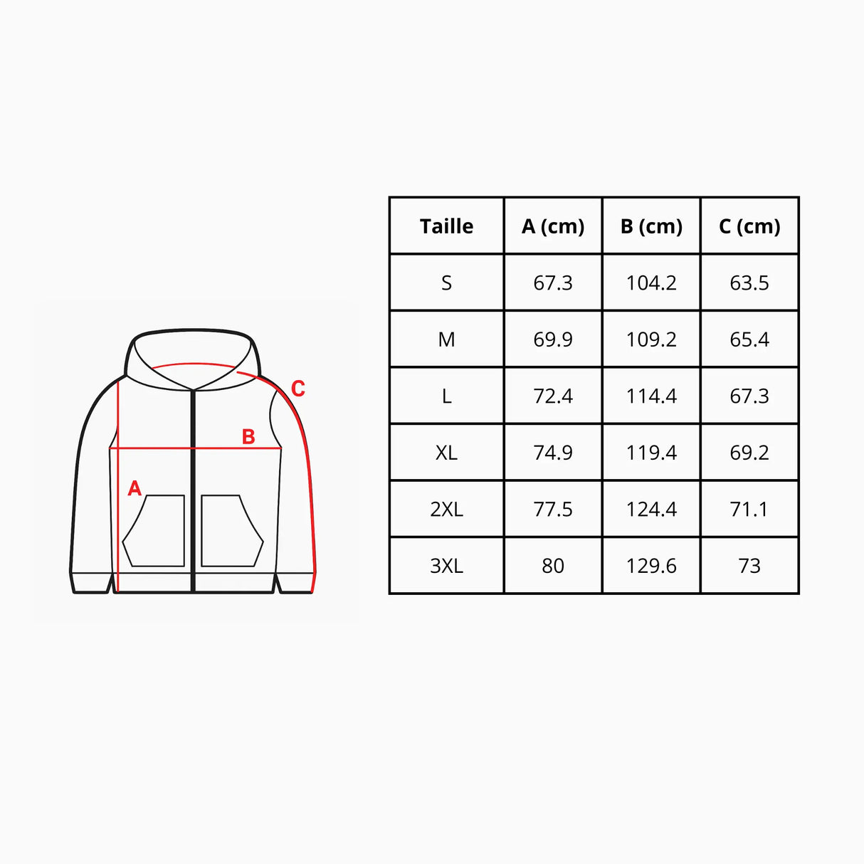 Sweat à capuche guernesey coton mélangé broderie zip