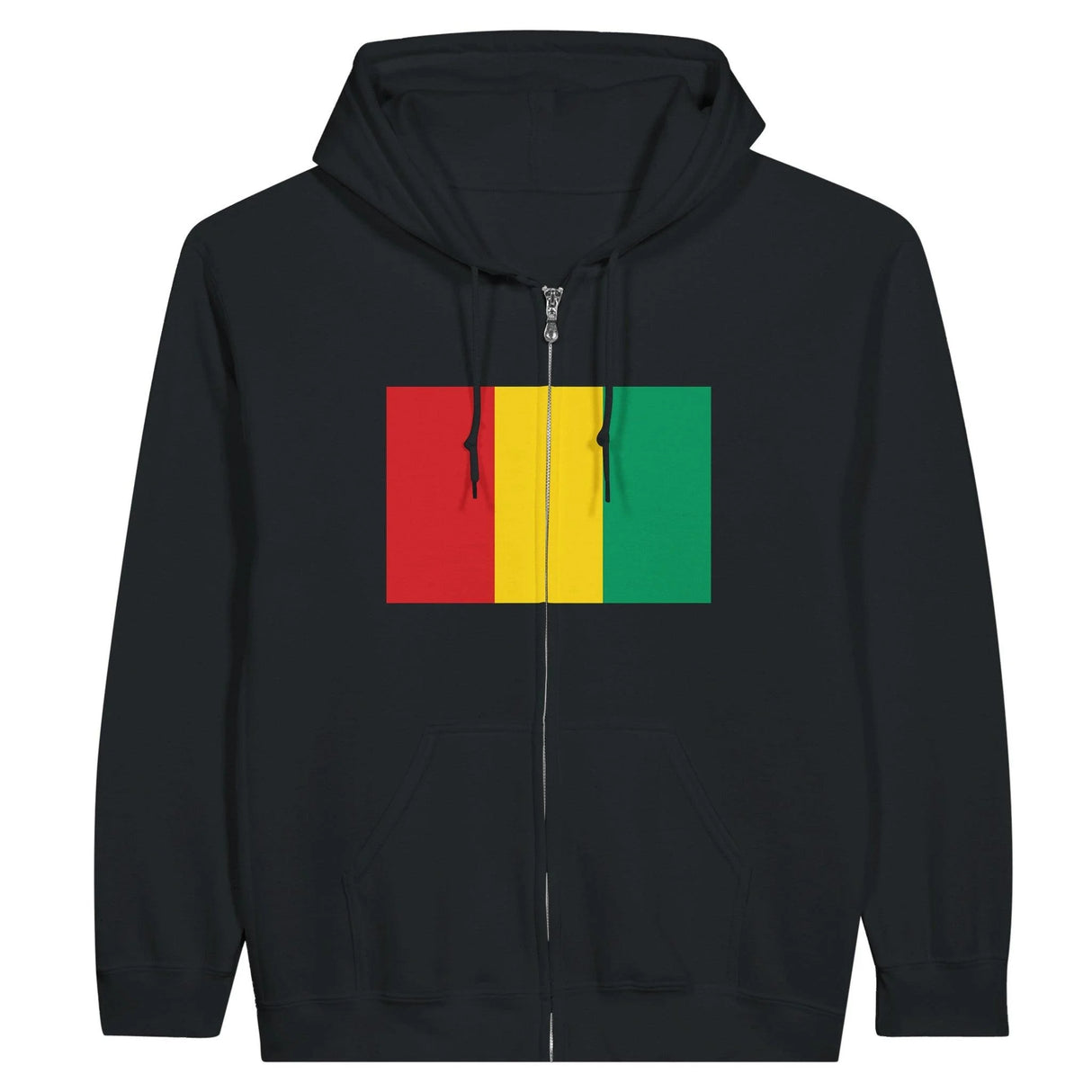 Sweat à capuche guinée coton mélangé broderie confort