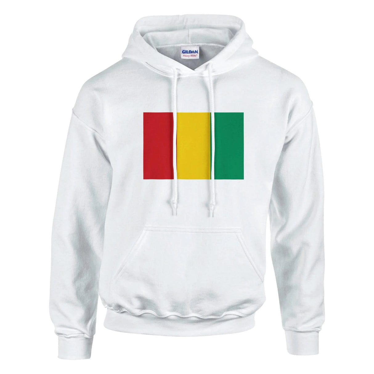 Sweat à capuche guinée coton mélangé broderie couleurs