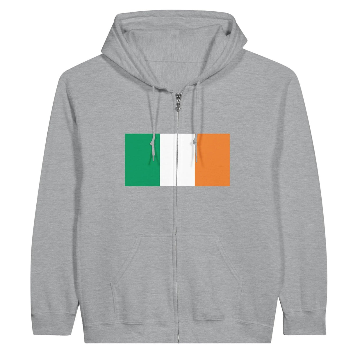 Sweat à capuche irlande coton mélangé broderie confort