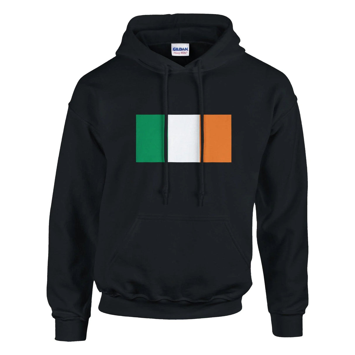 Sweat à capuche irlande coton mélangé broderie couleur