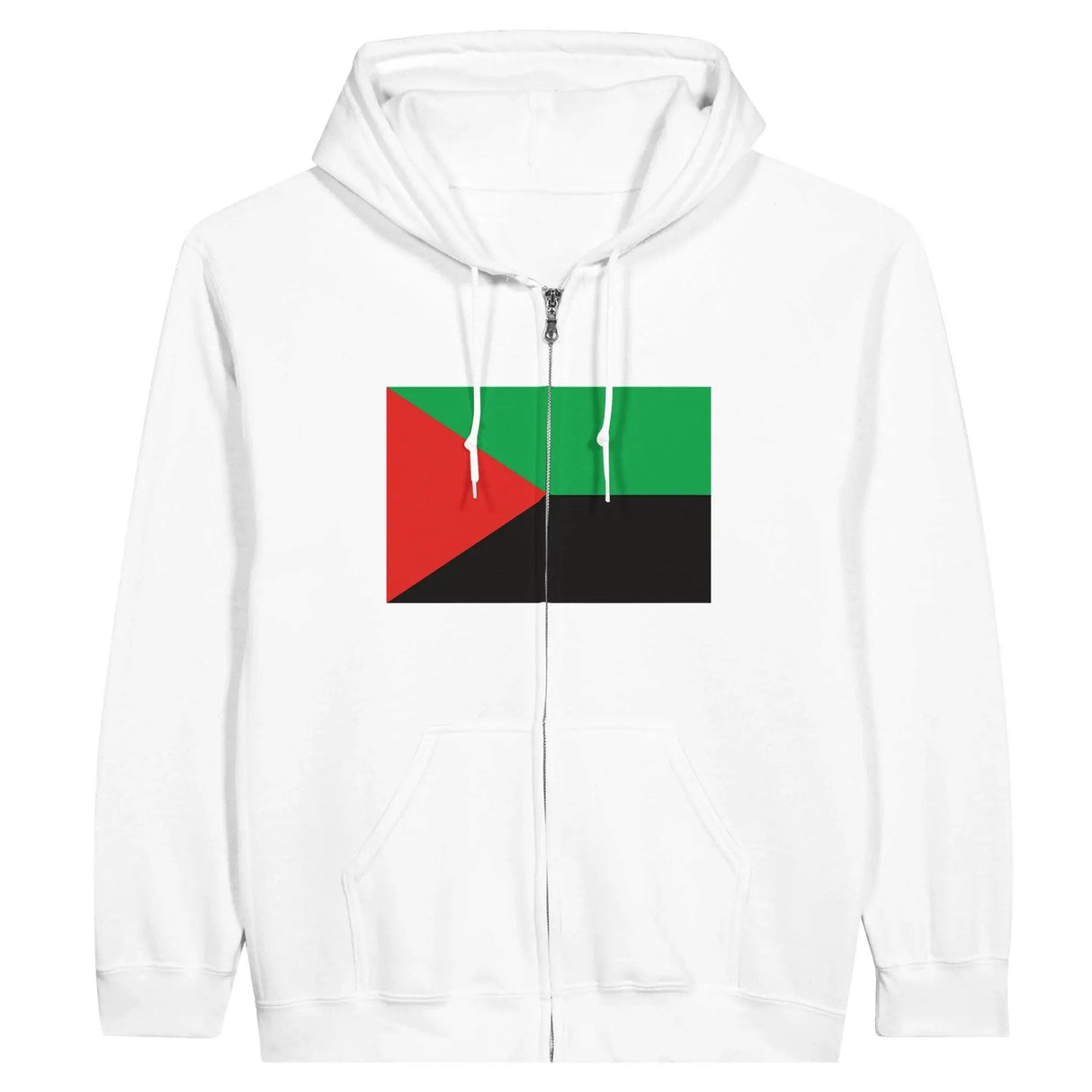 Sweat à capuche martinique coton mélangé fermeture éclair